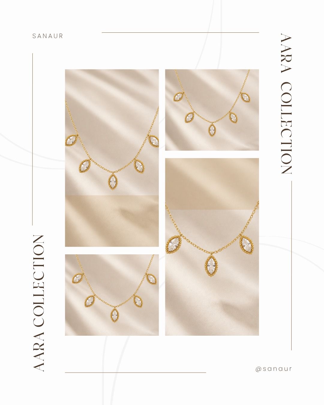 Marquise Drop Necklace