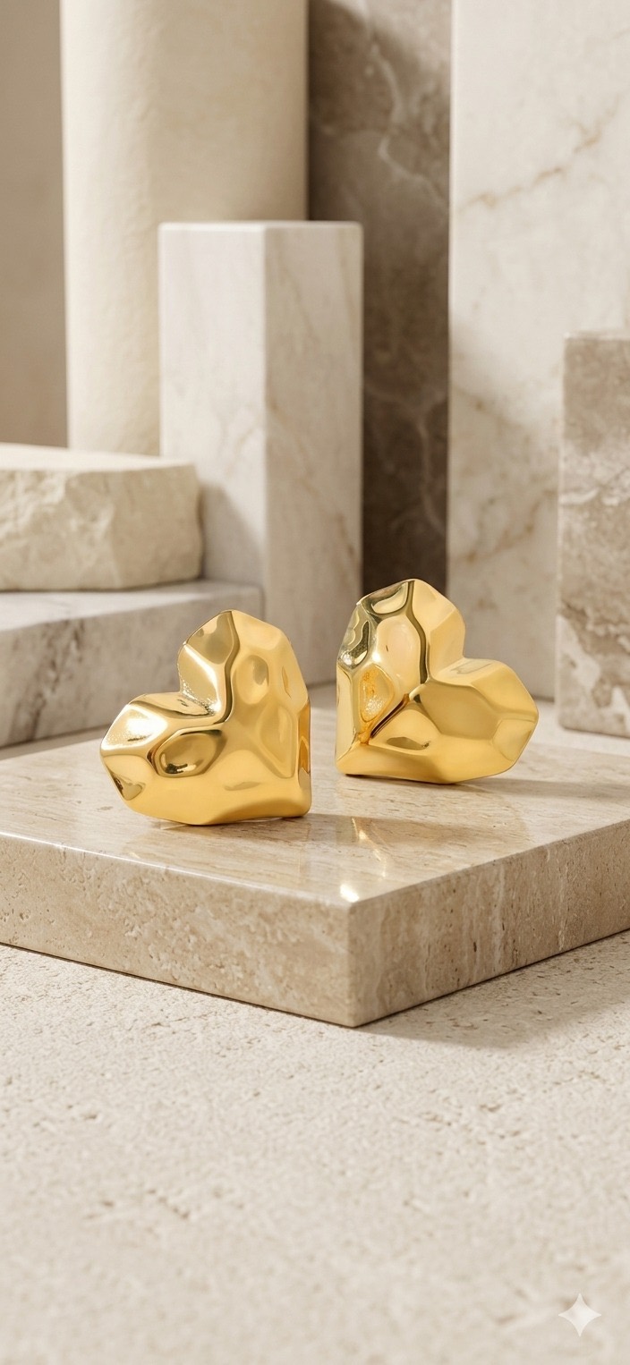 Rectangular Gold Hoops